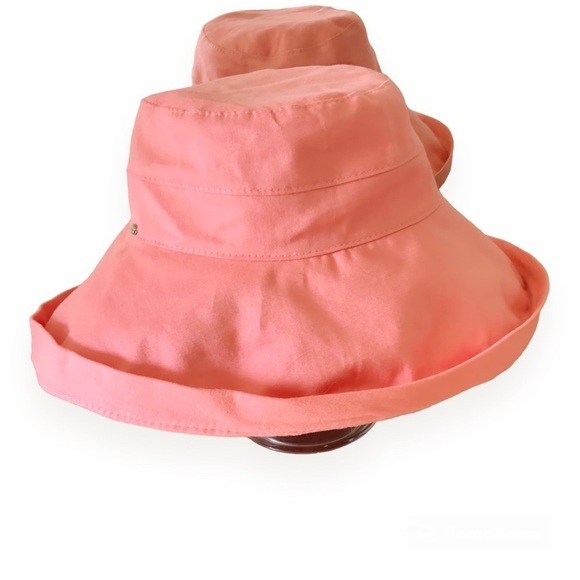 Scala Sun Hat Packable Cotton SPF50 Peachy Pink - Picture 6 of 7